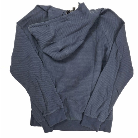 Banana Republic Navy Long Sleeve 1/4 Zip Pullover Hoodie Men's Size‎ Medium - Picture 2 of 5